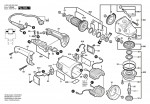 Bosch 0 603 349 042 PWS 20-230 Angle Grinder 230 V / GB Spare Parts PWS20-230